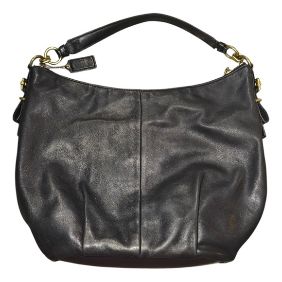 Coach Black Leather Hobo Bag - Picture 3 of 15